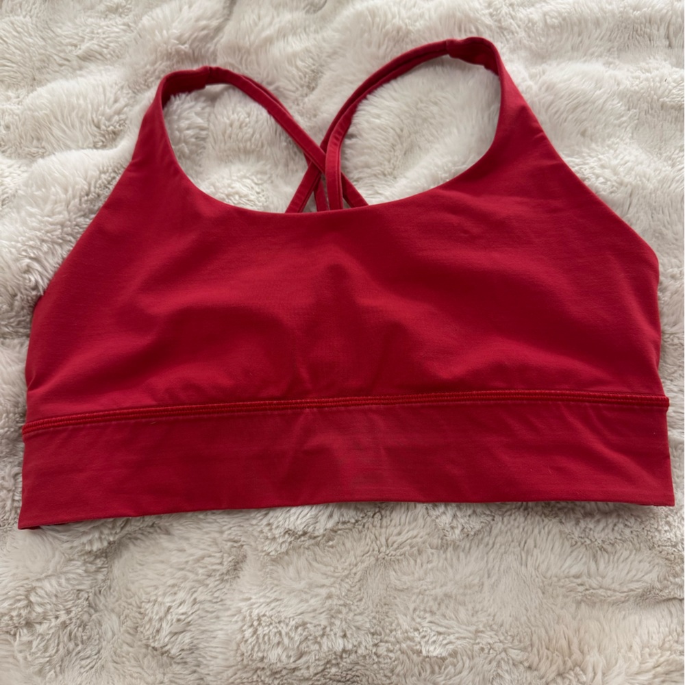 Lululemon Red Sports Bra